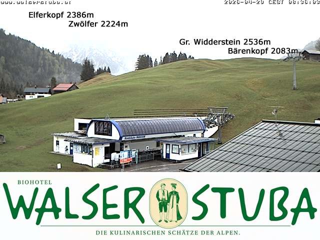 Archiv Foto Webcam Hotel für Bergfreunde - Walserstuba