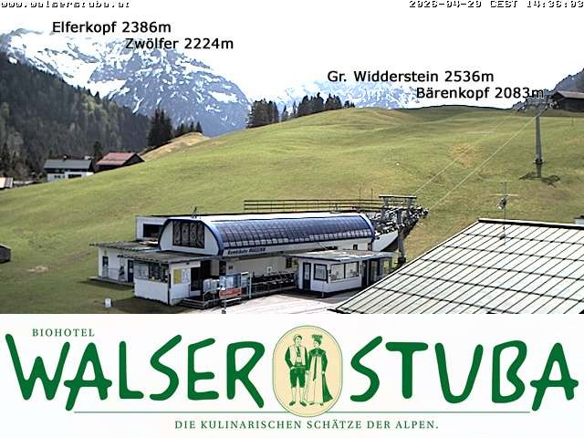 Archiv Foto Webcam Hotel für Bergfreunde - Walserstuba