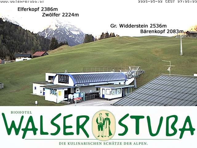 Archiv Foto Webcam Hotel für Bergfreunde - Walserstuba