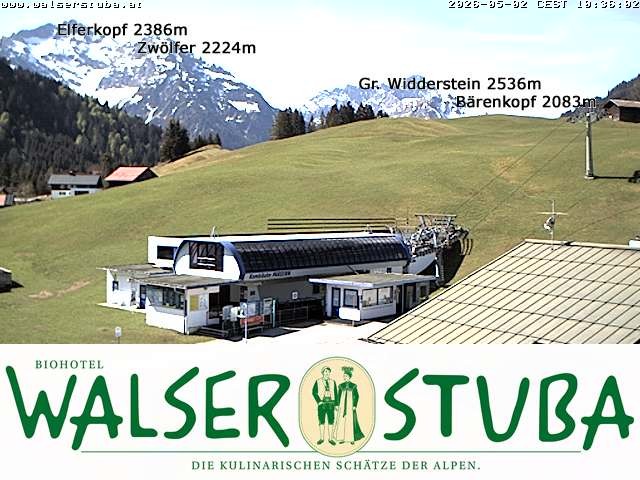 Archiv Foto Webcam Hotel für Bergfreunde - Walserstuba