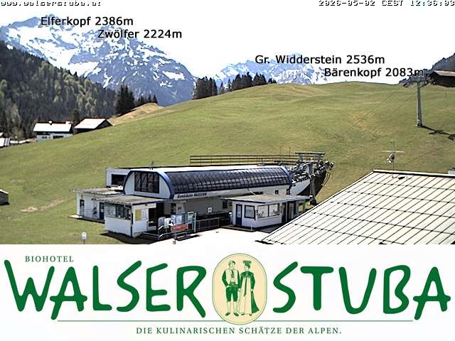 Archiv Foto Webcam Hotel für Bergfreunde - Walserstuba