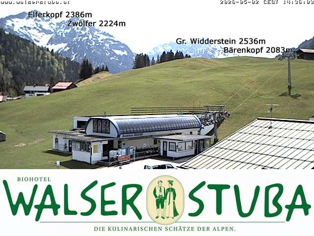 Archiv Foto Webcam Hotel für Bergfreunde - Walserstuba