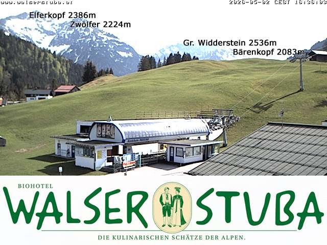Archiv Foto Webcam Hotel für Bergfreunde - Walserstuba