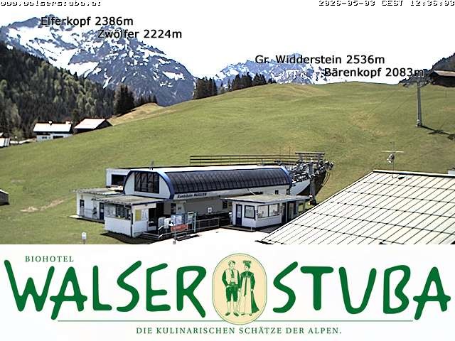Archived image Webcam Hotel "Walserstuba"