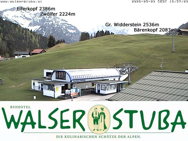 Archiv Foto Webcam Hotel für Bergfreunde - Walserstuba