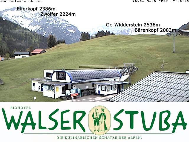 Archiv Foto Webcam Hotel für Bergfreunde - Walserstuba