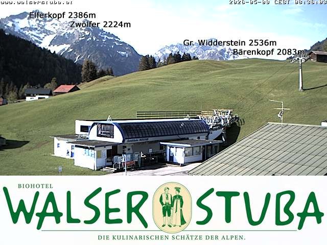 Archiv Foto Webcam Hotel für Bergfreunde - Walserstuba