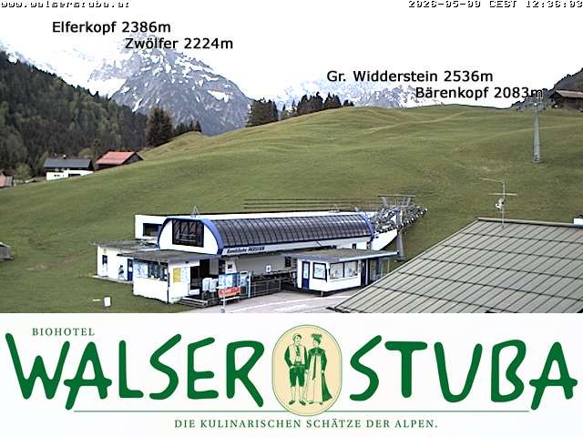 Archiv Foto Webcam Hotel für Bergfreunde - Walserstuba