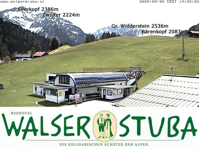 Archiv Foto Webcam Hotel für Bergfreunde - Walserstuba