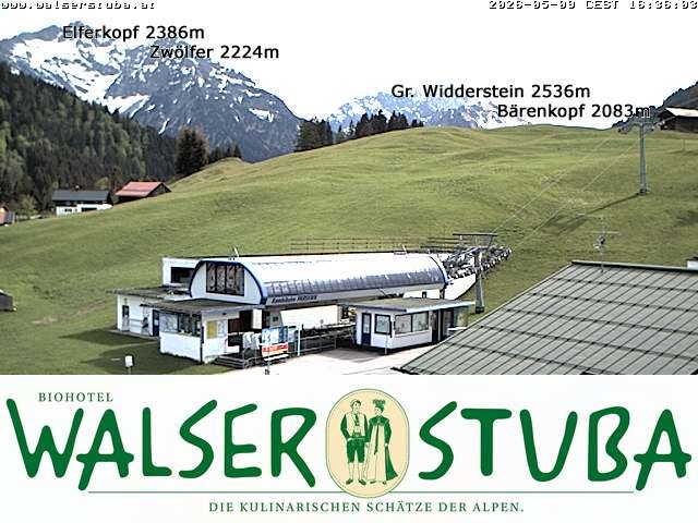 Archiv Foto Webcam Hotel für Bergfreunde - Walserstuba