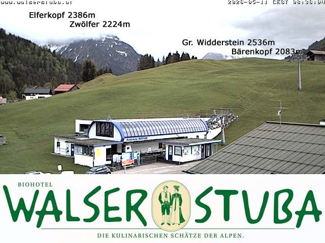 Archiv Foto Webcam Hotel für Bergfreunde - Walserstuba