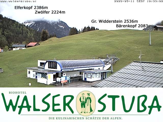 Archiv Foto Webcam Hotel für Bergfreunde - Walserstuba