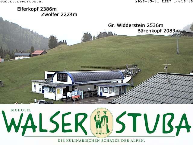 Archiv Foto Webcam Hotel für Bergfreunde - Walserstuba
