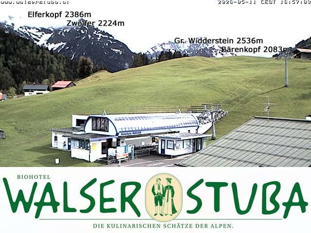Archiv Foto Webcam Hotel für Bergfreunde - Walserstuba