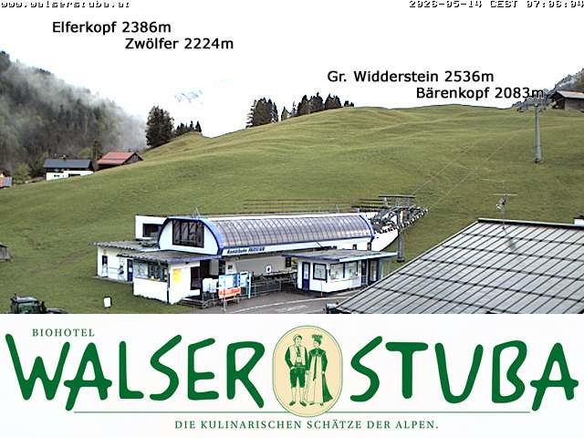 Archiv Foto Webcam Hotel für Bergfreunde - Walserstuba