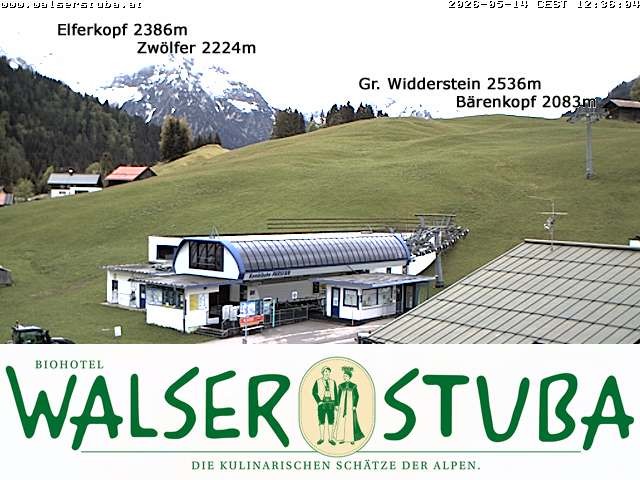 Archiv Foto Webcam Hotel für Bergfreunde - Walserstuba