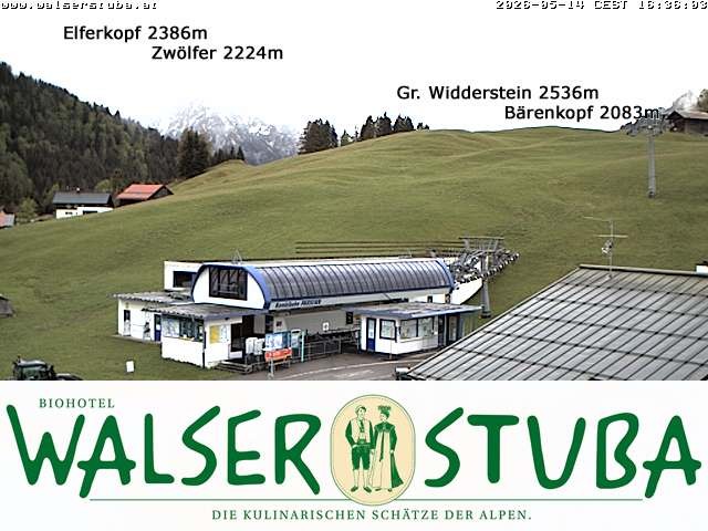 Archiv Foto Webcam Hotel für Bergfreunde - Walserstuba