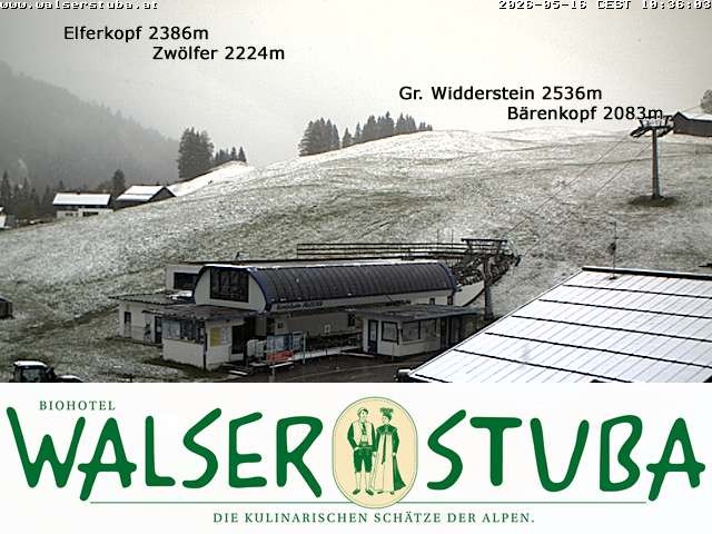 Archived image Webcam Hotel "Walserstuba"
