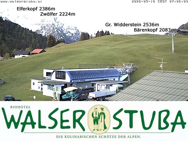 Archiv Foto Webcam Hotel für Bergfreunde - Walserstuba