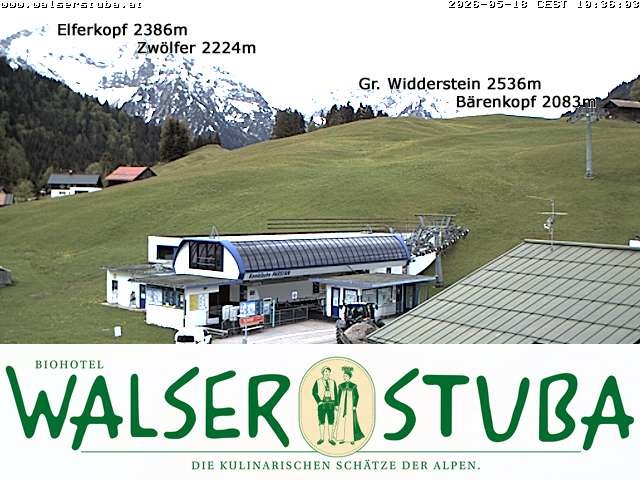 Archiv Foto Webcam Hotel für Bergfreunde - Walserstuba