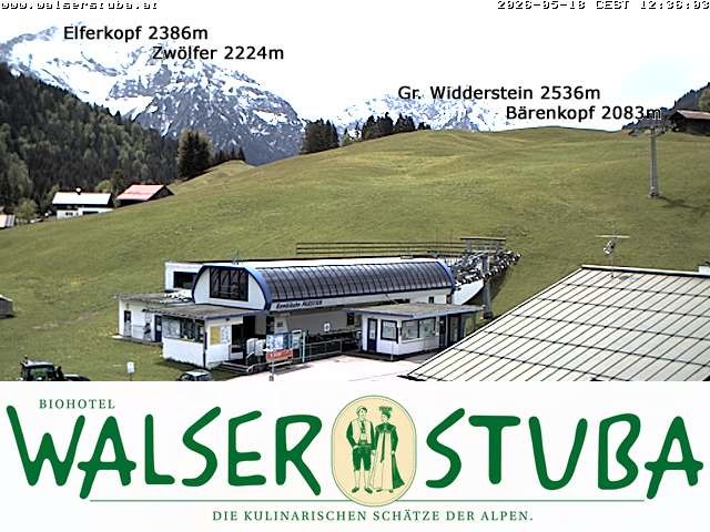 Archiv Foto Webcam Hotel für Bergfreunde - Walserstuba
