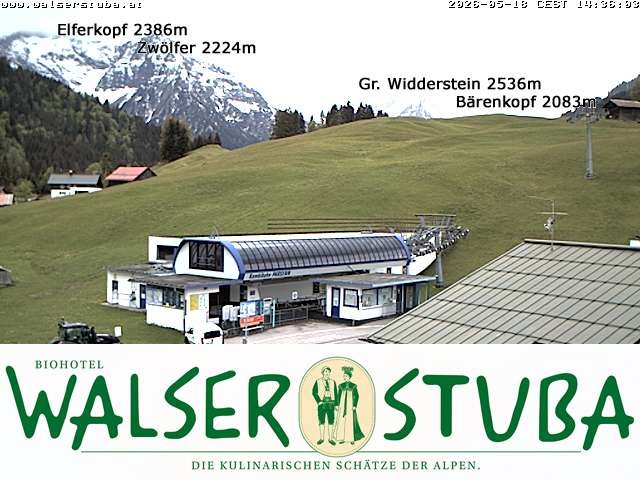 Archiv Foto Webcam Hotel für Bergfreunde - Walserstuba