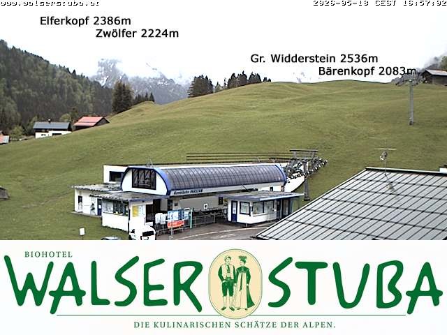Archiv Foto Webcam Hotel für Bergfreunde - Walserstuba