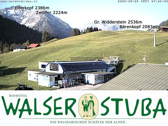 Archiv Foto Webcam Hotel für Bergfreunde - Walserstuba
