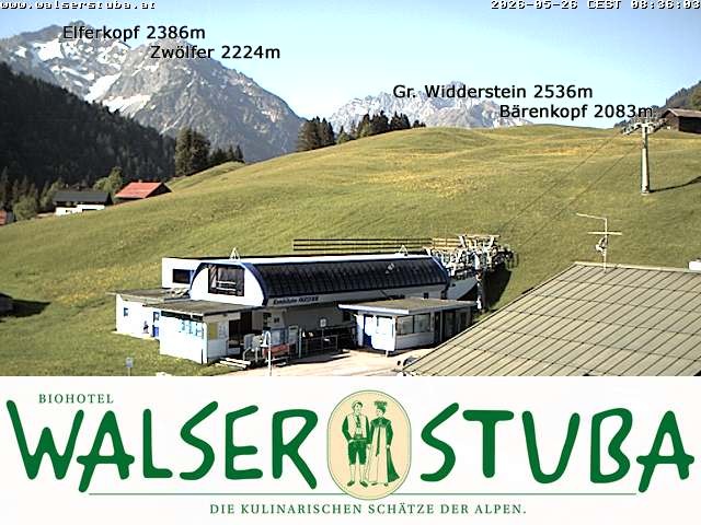 Archiv Foto Webcam Hotel für Bergfreunde - Walserstuba