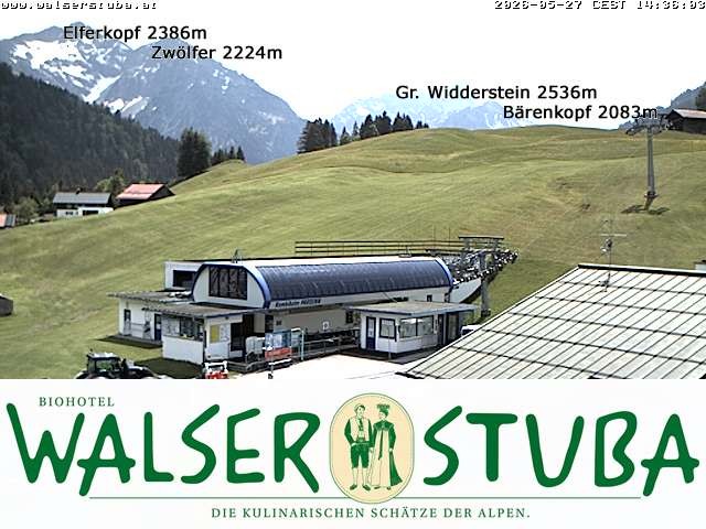 Archiv Foto Webcam Hotel für Bergfreunde - Walserstuba