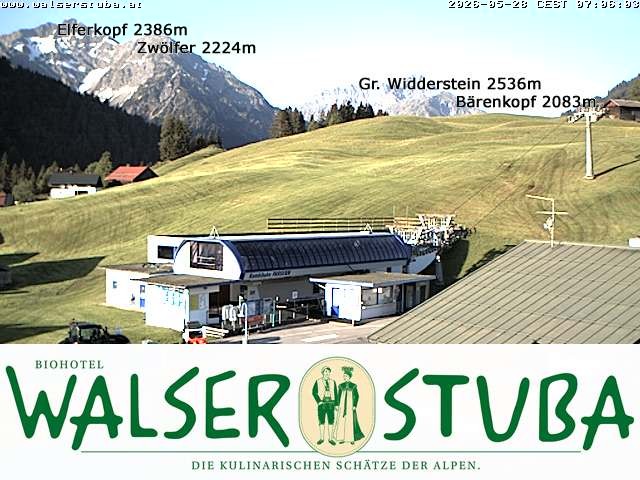 Archiv Foto Webcam Hotel für Bergfreunde - Walserstuba