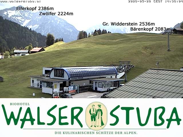 Archived image Webcam Hotel "Walserstuba"