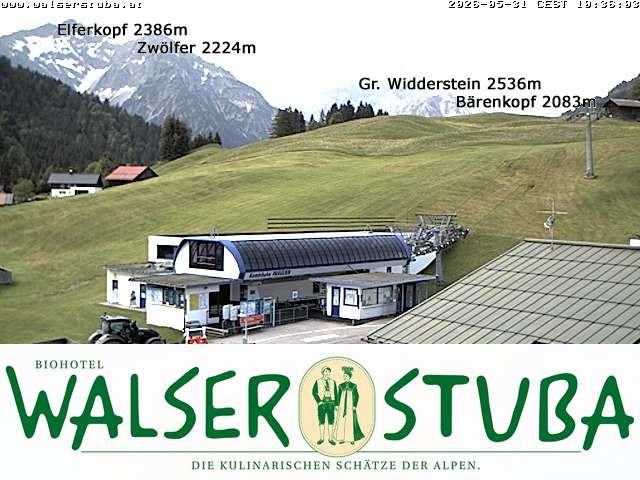 Archiv Foto Webcam Hotel für Bergfreunde - Walserstuba