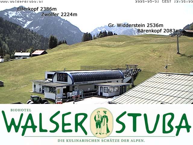 Archiv Foto Webcam Hotel für Bergfreunde - Walserstuba