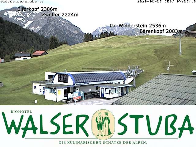 Archiv Foto Webcam Hotel für Bergfreunde - Walserstuba