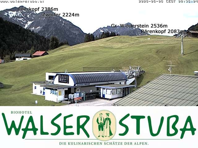 Archiv Foto Webcam Hotel für Bergfreunde - Walserstuba