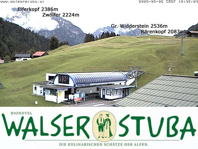 Archiv Foto Webcam Hotel für Bergfreunde - Walserstuba