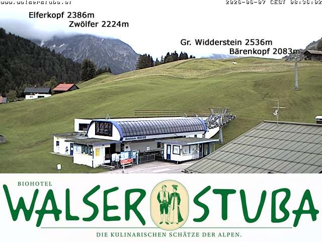 Archiv Foto Webcam Hotel für Bergfreunde - Walserstuba