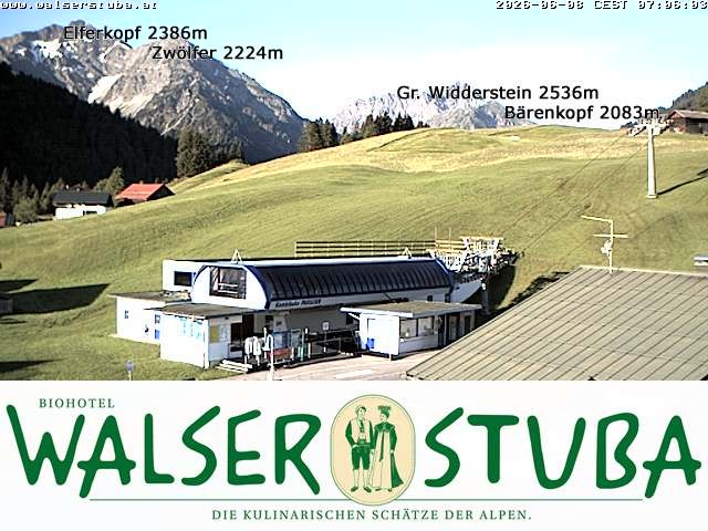 Archiv Foto Webcam Hotel für Bergfreunde - Walserstuba