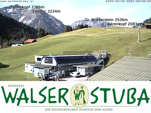 Archiv Foto Webcam Hotel für Bergfreunde - Walserstuba