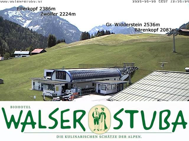 Archiv Foto Webcam Hotel für Bergfreunde - Walserstuba