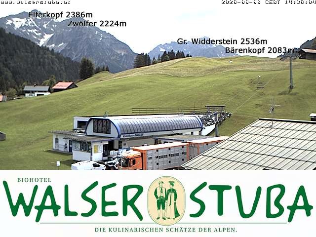 Archiv Foto Webcam Hotel für Bergfreunde - Walserstuba
