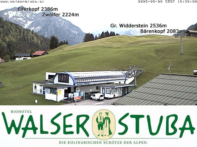 Archiv Foto Webcam Hotel für Bergfreunde - Walserstuba