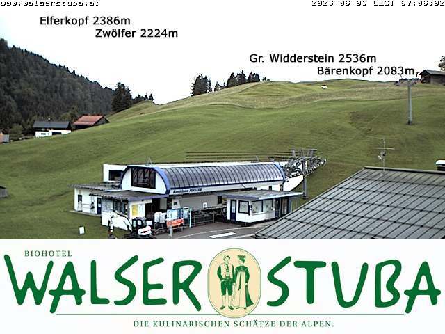 Archiv Foto Webcam Hotel für Bergfreunde - Walserstuba