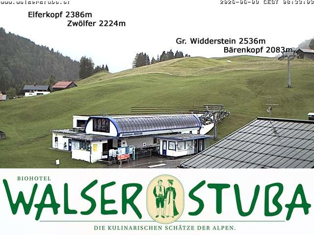 Archiv Foto Webcam Hotel für Bergfreunde - Walserstuba