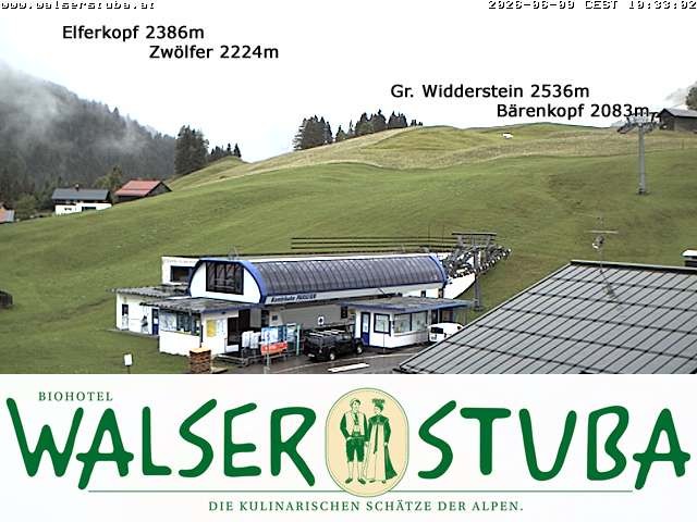Archiv Foto Webcam Hotel für Bergfreunde - Walserstuba