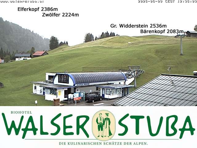 Archiv Foto Webcam Hotel für Bergfreunde - Walserstuba