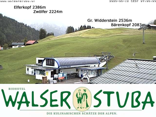 Archiv Foto Webcam Hotel für Bergfreunde - Walserstuba