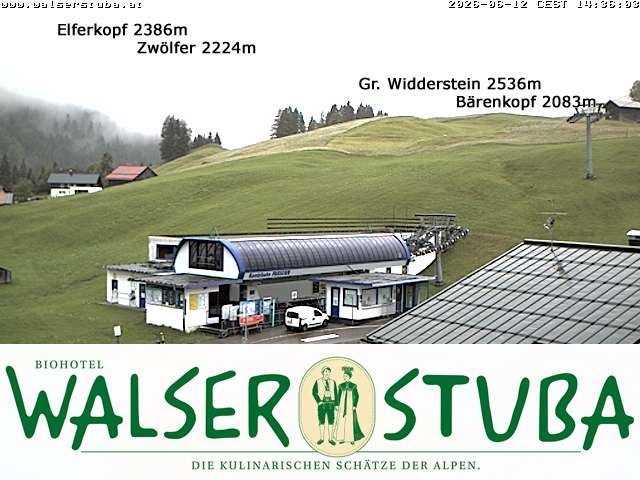 Archiv Foto Webcam Hotel für Bergfreunde - Walserstuba