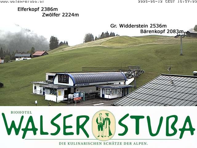 Archiv Foto Webcam Hotel für Bergfreunde - Walserstuba